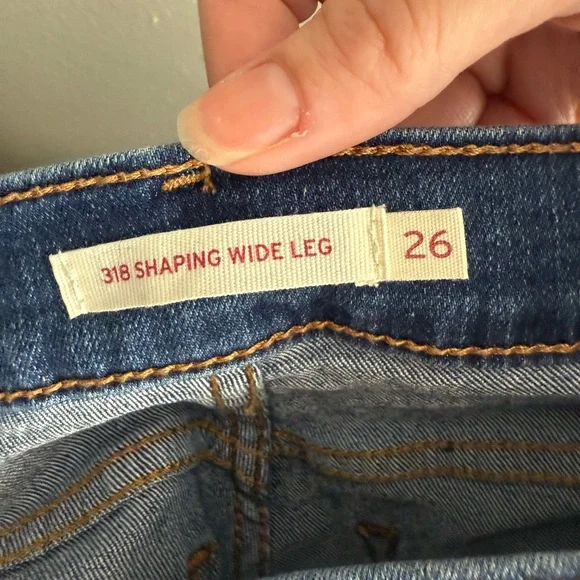 Levi’s Shaping Wide Leg Jeans 26 - Picture 2 of 7